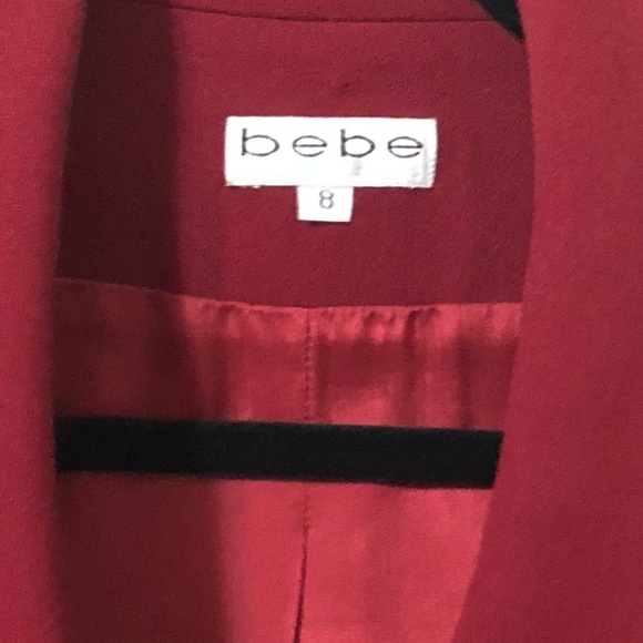 Vintage candy red BEBE blazer - Picture 3 of 4